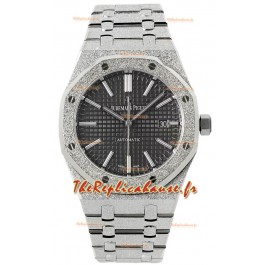 Audemars Piguet Royal Oak Frosted 37MM Cadran gris à remontage automatique Montre réplique 1:1