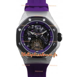 Audemars Piguet Royal Oak Flying Tourbillon Titane « Black Panther » Montre Suisse Réplique 1:1