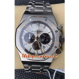 Audemars Piguet Royal Oak Chronograph Cadran blanc Bracelet acier Réplique Montre Suisse