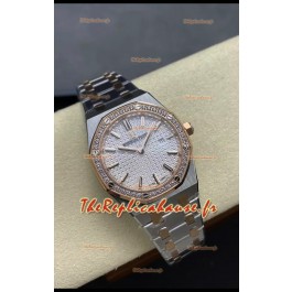 Audemars Piguet Royal Oak 33MM Deux tons cadran blanc Montre réplique 1:1