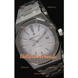 Audemars Piguet Royal Oak 41MM cadran argenté Bracelet en acier - 1:1 Miroir Édition Ultime