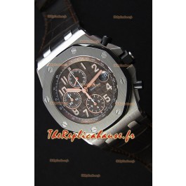 Audemars Piguet Royal Oak Offshore cadran marron chronographe 1:1 Montre Réplique Miroir 