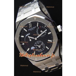 Audemars Piguet Royal Oak Dual Time Montre Réplique Suisse cadran noir