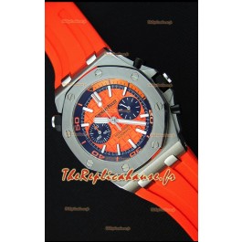 Montre Audemars Piguet Royal Oak Offshore réplique à chronographe de plongée suisse à quartz en orange