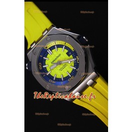 Montre Audemars Piguet Royal Oak Offshore Réplique de plongée japonaise automatique en Jaune