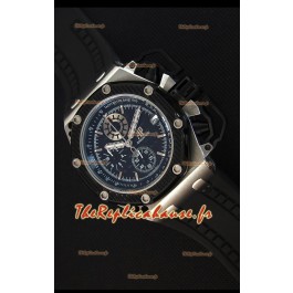 Montre Audemars Piguet Royal Oak Survivor Chronographe Suisse Réplique à chronographe avec quartz en cadran Noir