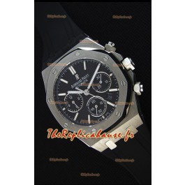 Montre Audemars Piguet Royal Oak à Chronographe Cadran Noir Réplique à l’identique 1:1 