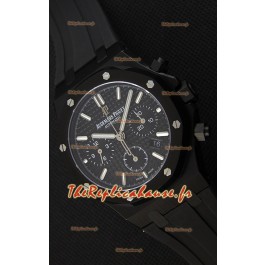 Montre Audemars Piguet Royal Oak Suisse à Chronographe avec Cadran Noir Réplique