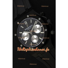 Montre Audemars Piguet Royal Oak Suisse à Chronographe avec Cadran Noir Réplique