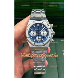Audemars Piguet Royal Oak Chronograph Cadran bleu Bracelet acier Réplique montre suisse