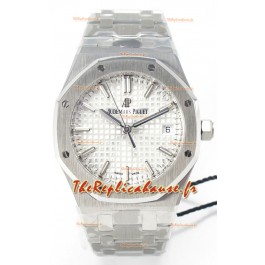 Audemars Piguet Royal 34MM Réplique Montre Suisse Super Clone avec cadran blanc
