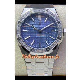 Audemars Piguet Royal Oak 37MM Montre à cadran bleu avec mouvement 3120 - Réplique miroir 1:1