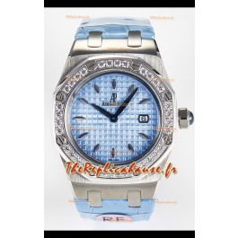 Audemars Piguet Royal Oak 33MM en acier 904L avec cadran bleu Montre Suisse Réplique