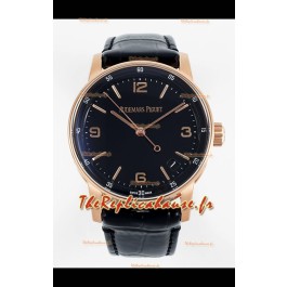Montre réplique Audemars Piguet CODE 11.59 15210R Réplique Montres Suisse en Or Rose Cadran Noir 41MM