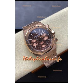Audemars Piguet Royal Oak Super Clone - Boîtier Or Rose Cadran Marron en 41MM