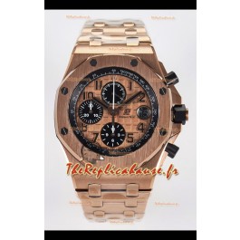 Audemars Piguet Royal Oak Offshore Cadran BRICK or rose 1:1 Super Clone Réplique Montres - Acier 904L