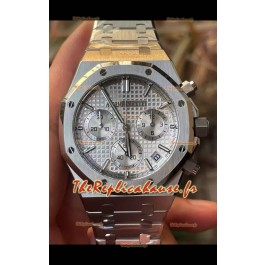 Audemars Piguet Royal Oak Chronograph Réplique 1:1 - Acier 904L avec cadran blanc 41MM