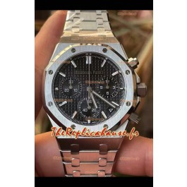 Audemars Piguet Royal Oak Chronograph Réplique 1:1 - Acier 904L cadran noir 41MM