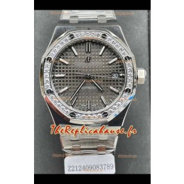 Audemars Piguet Montre Royal Oak 37MM à cadran gris et mouvement 3120 - Réplique 1:1