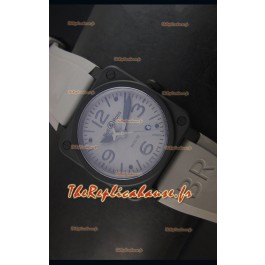 Montre Replica Suisse Bell & Ross BR03-92 avec Cadran Gris