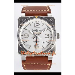 Bell & Ross BR03-93 GMT Edition Cadran Blanc Réplique 1:1 