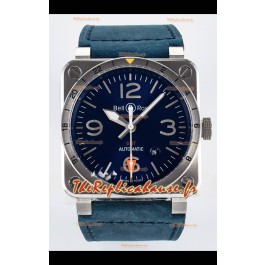 Bell & Ross BR03-93 GMT Edition Cadran Bleu Réplique Montre 1:1 