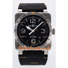 Bell & Ross BR03-93 GMT Edition Cadran Noir Réplique 1:1 