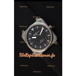 Montre Bell & Ross BR03-92 Suisse Cadran noir Bracelet en caoutchouc Réplique à l’identique 1:1