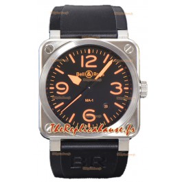 Bell and Ross BR03-92 MA-01 édition indicateurs orange Réplique montre suisse