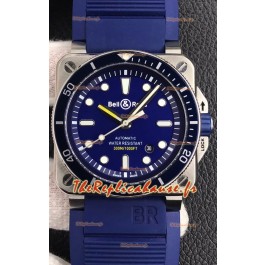 Bell & Ross BR03-92 Diver Acier Inoxydable Cadran Bleu Réplique Suisse 1:1 