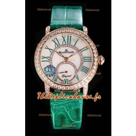 Blancpain Montre Super Clone Lady Bird Colors Edition en boîtier or rose