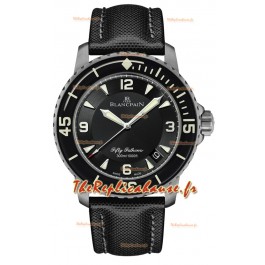 Blancpain Fifty Fathoms Automatique Titanium Edition Montre réplique 1:1 suisse 