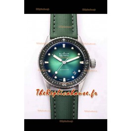 Blancpain Fifty Fathoms BATHYSCAPHE Edition Boîtier TITANIUM - Réplique Montres Miroir 1:1