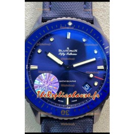 Blancpain Fifty Fathoms Edition Boîtier TITANE - Miroir 1:1 Réplique Montres
