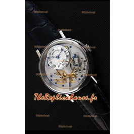 Montre Breguet Tradition 7057BB/11/9W6 Suisse Rose Or Dual Tourbillon Réplique à l’identique 1:1