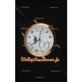 Montre Replica Suisse Breguet Classique en Or Rose et avec le Phases de Lune