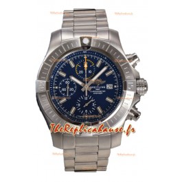 Breitling Avenger Chronograph 45 Cadran bleu Montre réplique 1:1 Suisse 