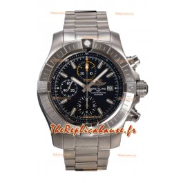 Breitling Avenger Chronograph 45 Cadran noir Montre réplique 1:1 suisse 