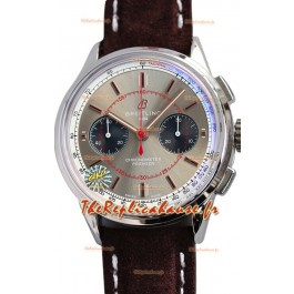 Breitling Premier B01 Chronographe 42 Edition Boîtier Acier Cadran Acier - Montre réplique 1:1 