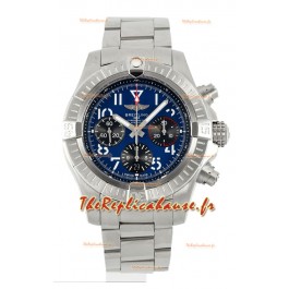 Breitling Avenger B01 Chronograph 45 Acier inoxydable Cadran bleu Montre réplique 1:1 Suisse 