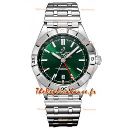 Breitling Chronomat Automatic GMT 40 Cadran vert Montre réplique 1:1 Suisse 