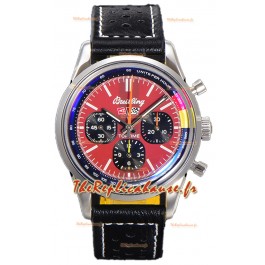 Breitling Top Time B01 Chevrolet Corvette Montre réplique 1:1 en cuir 