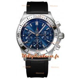 Breitling Chronomat B01 42 Edition Suisse 904L Boîtier Acier Cadran Bleu Réplique 1:1 