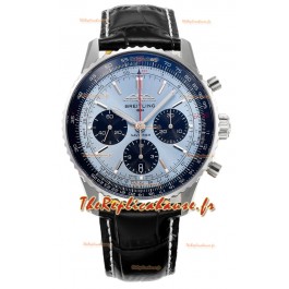 Breitling Navitimer B01 Chronographe 43 Cadran Bleu - Boîtier Acier 904L Réplique Suisse 1:1 