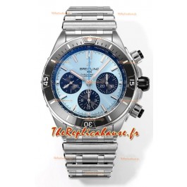 Breitling Chronomat B01 42 Edition Suisse 904L Boîtier Acier Cadran Bleu Montre Réplique 1:1 