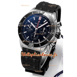 Breitling Chronomat B01 42 Edition Suisse 904L Boîtier Acier Cadran Noir Montre Réplique 1:1 