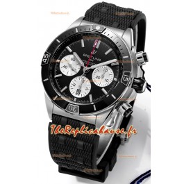 Breitling Chronomat B01 42 Edition Swiss 904L Boîtier acier Cadran noir Montre réplique 1:1
