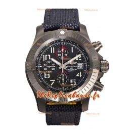 Breitling Avenger Bandit Cadran noir Boîtier titane Montre réplique 1:1 Suisse 