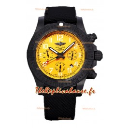 Breitling Avenger Hurricane Chronographe Cadran Jaune Montre Réplique 1:1 Suisse 
