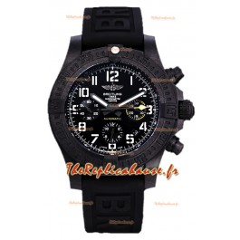 Breitling Avenger Hurricane Chronographe Cadran noir - Revêtement DLC Réplique Montre Suisse 
